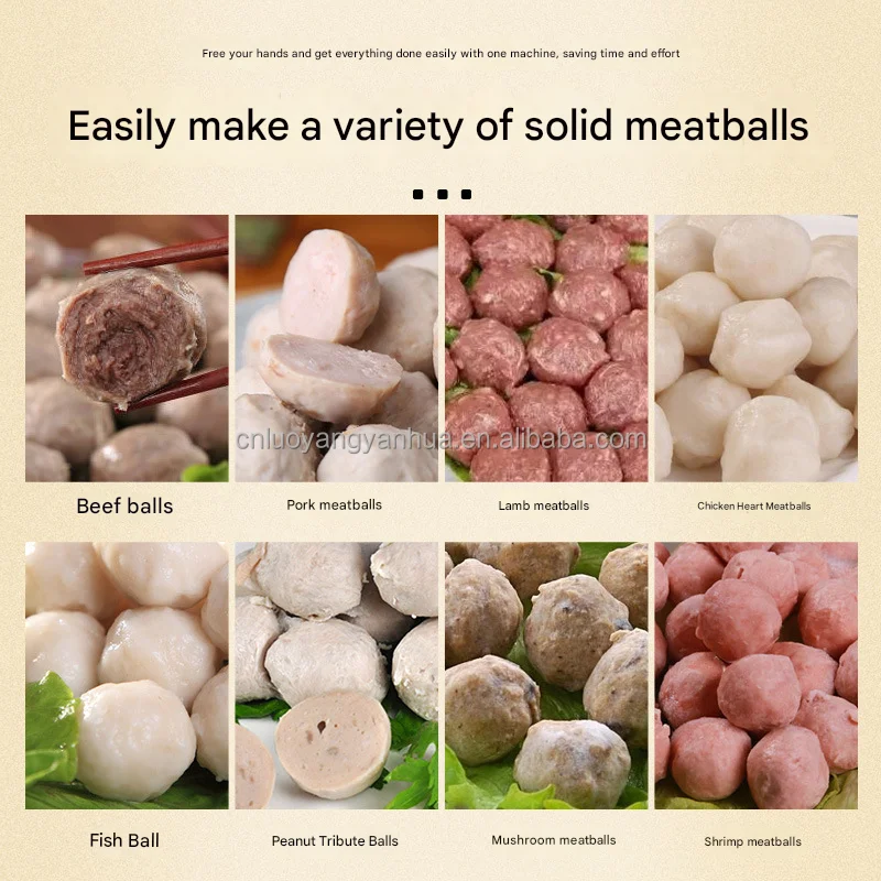 Fish Beef Pork Ball Making Tool Stainless Steel Electric Meatball Maker Automatic Meatball Maker Machine