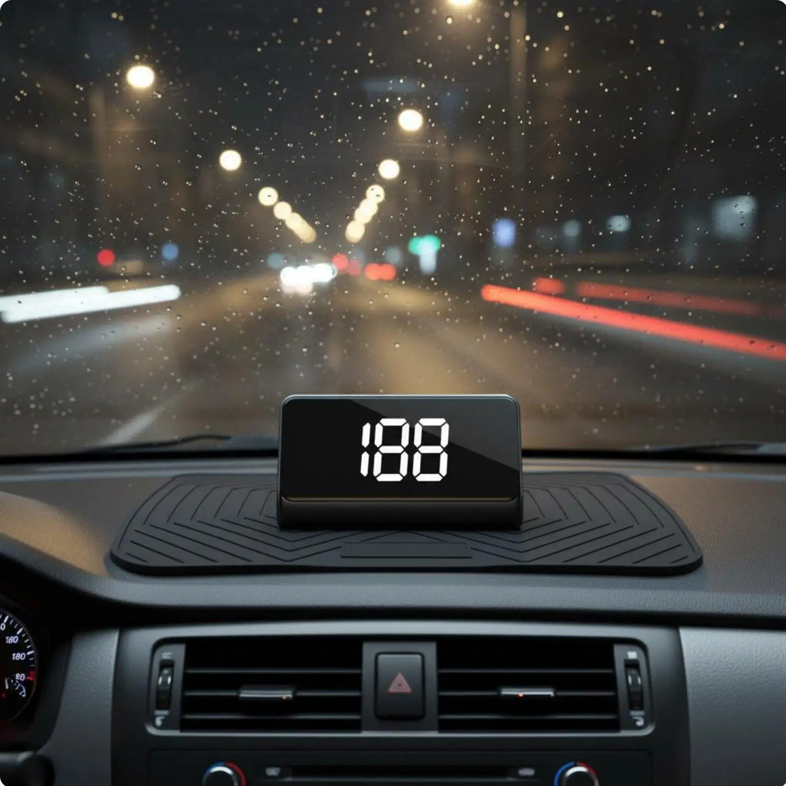 Universal HUD Miles per Hour / KM/H Switchable Digital Car Speedometer Compact