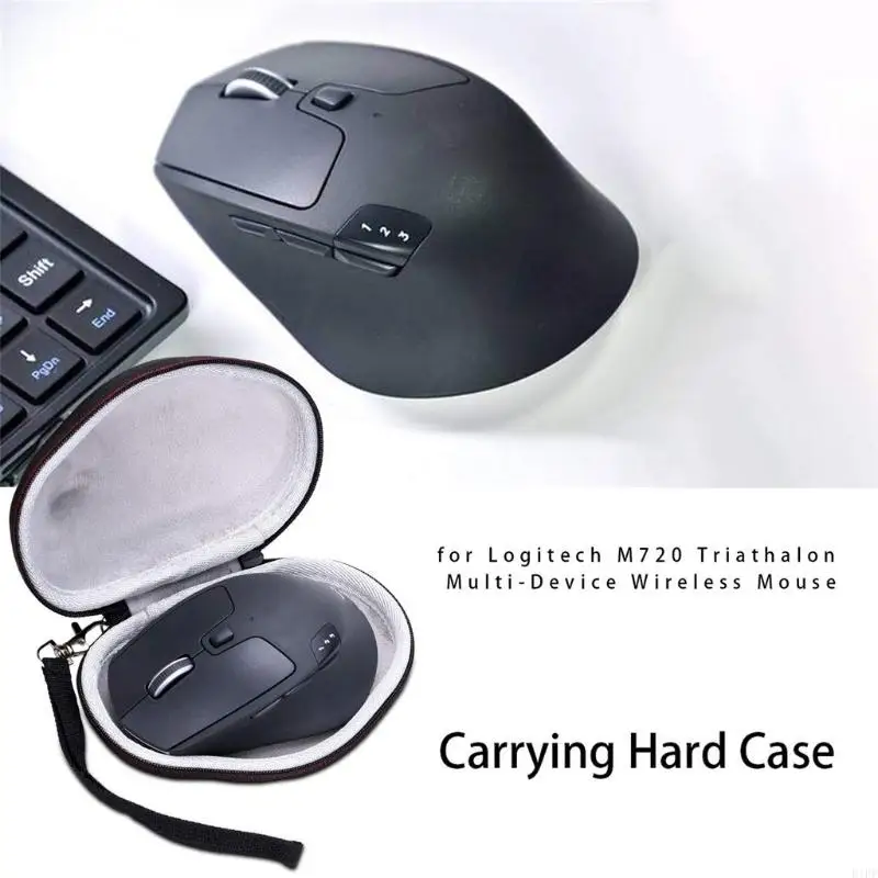 

E1PF Durable Mouse Protector for Case for Logitech M720 M705 M325 G304 Mouse EVA Storage Cover Wear Resistant Mouse Bag