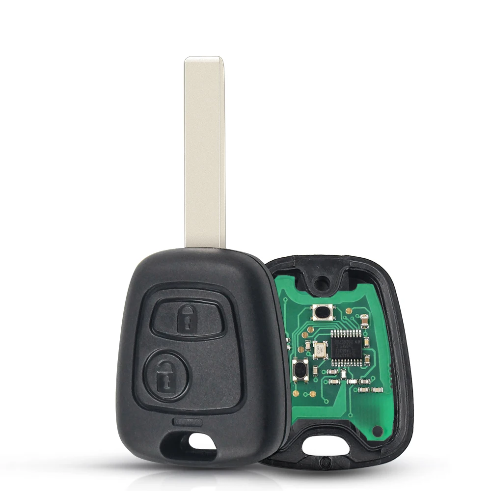 KEYYOU Afstandsbediening Autosleutel 433 mhz ID46 Voor Peugeot 106 107 206 306 307 207 407 Partner Voor Citroen C1 C2 C3 C4 Saxo Picasso