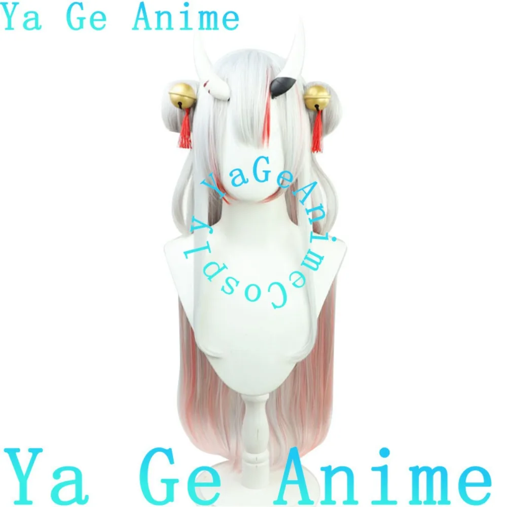 Hololive  Nakiri Ayame Cosplay Wig Anime Reality Show Game Role-playing Wig Used for Anime Dance Parties