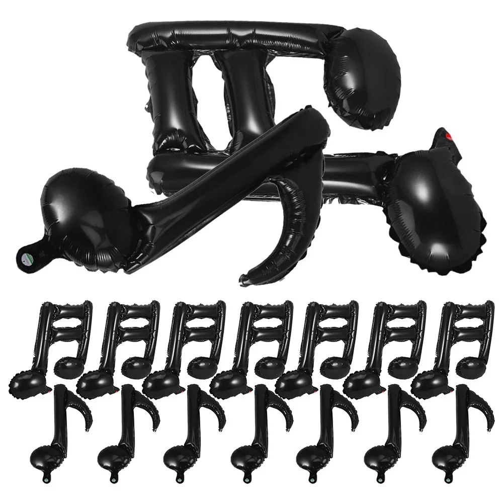 

40Pcs Music Note Foil Balloons Black Music Themed Party Supplies for Birthday Wedding Baby Shower Concert Festival