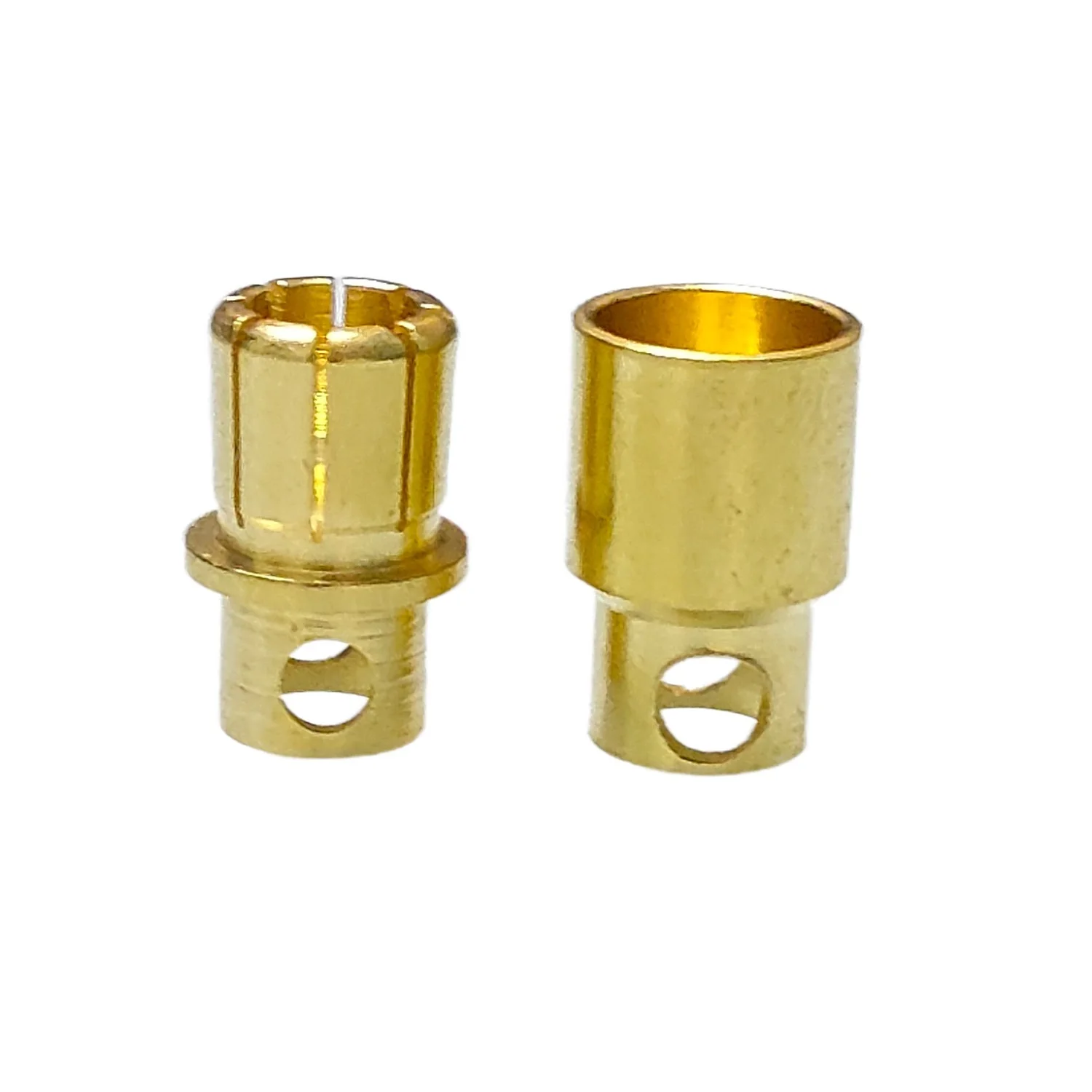 20 par/lote 2,0mm 3,0mm 3,5mm 4,0mm 5,0mm 5,5mm 6,0mm 8,0mm conector Banana tipo bala dorada para Motor de batería ESC