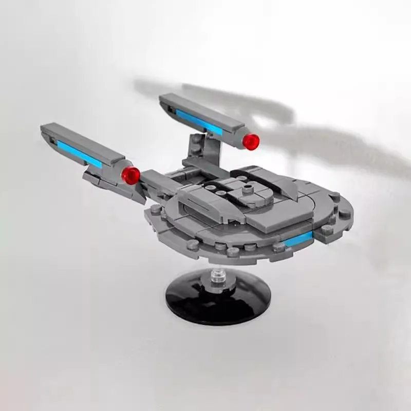 بريكلينك ستار فيلم المركبة الفضائية المؤسسة NCC-1701 ديسكفري فوياجر NX-01 دلتا MOC سفينة الفضاء مجموعات اللبنات ألعاب أطفال هدية