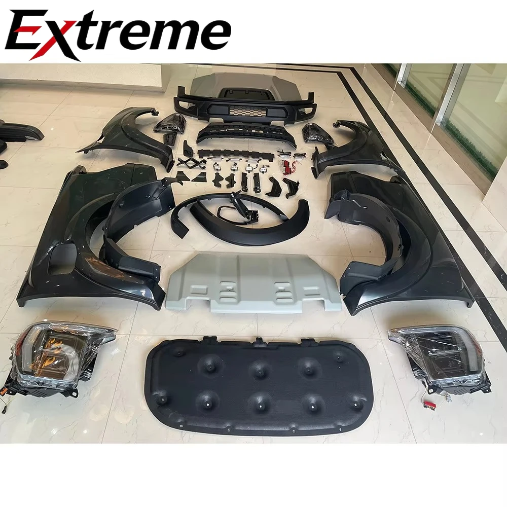 High Quality Auto Body Kit 2012-2021 Ranger Accessories T6 T7 T8 Car Bumpers for Ford Ranger Upgrade F150 Raptor Bodykit