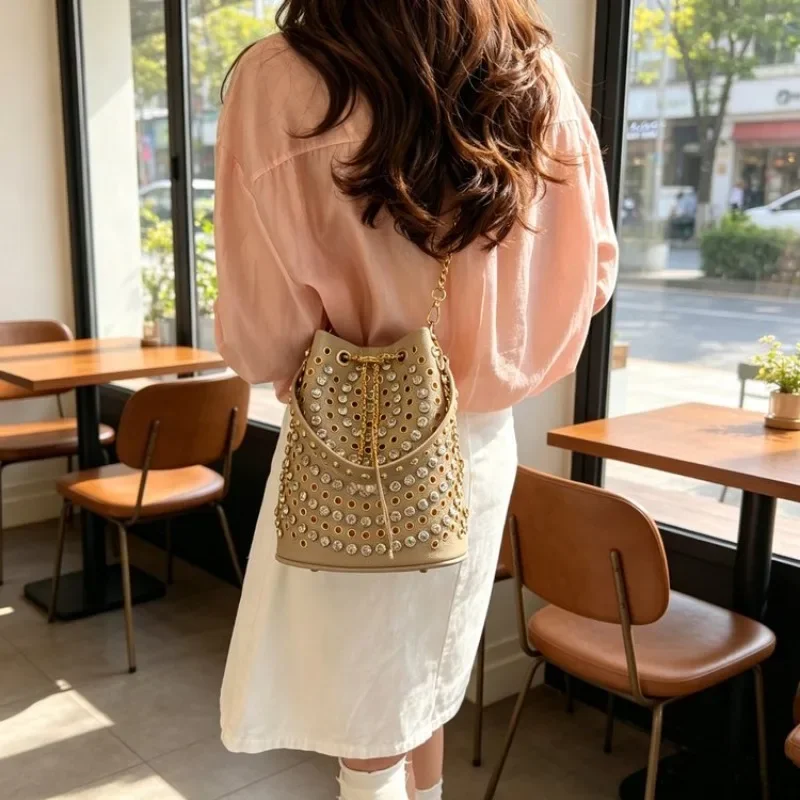 Premium Designer Messenger Bag, Ladies Leather Crossbody Purse, Elegant Shoulder Handbag For Outings