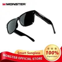 Monster Gafas Auriculares Inalámbricos Bluetooth 5.0 Gafas de sol Deporte al aire libre Auriculares Llamadas Música Anteojos