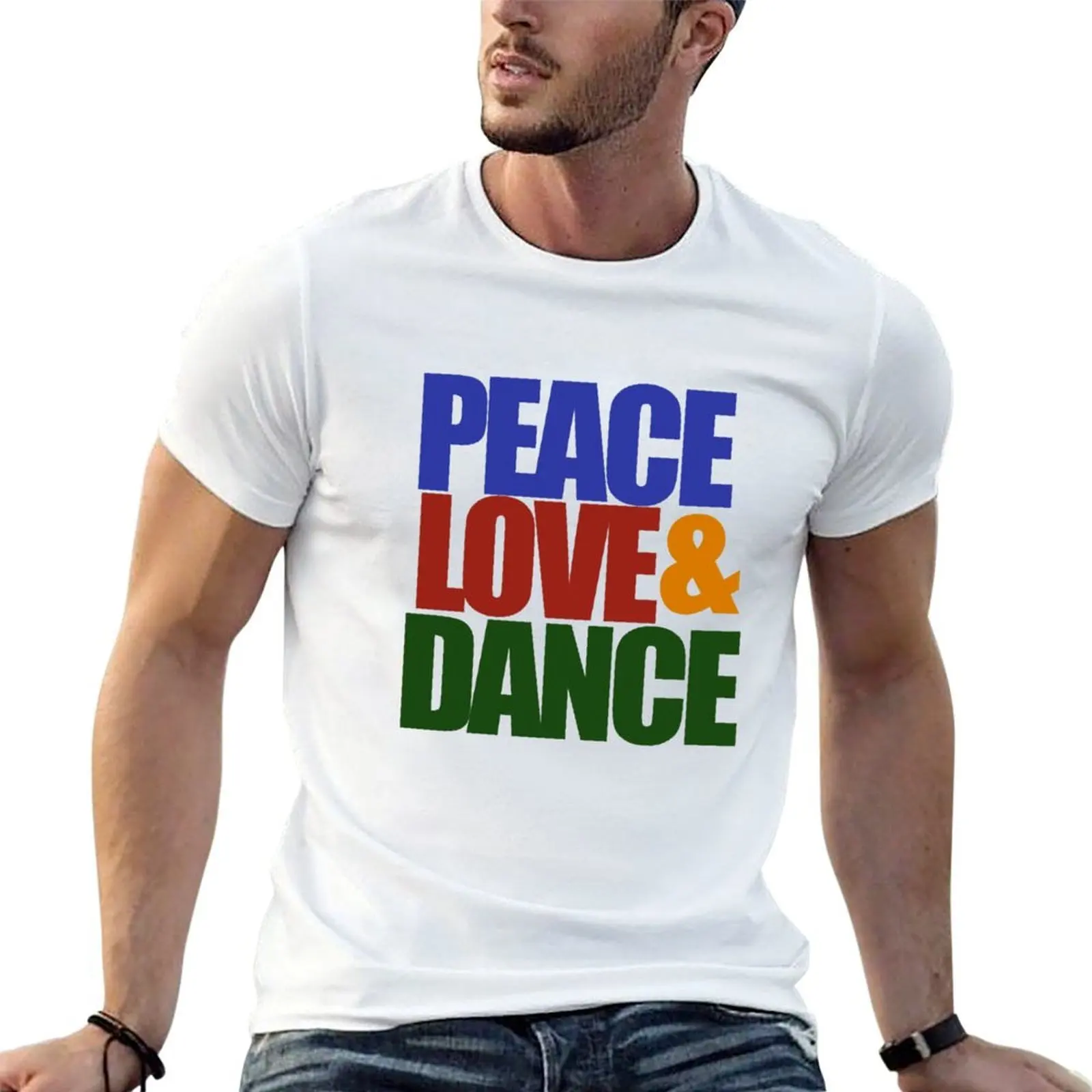

man shirt t and peace summer T-Shirt man shirt t t love for shirts printed dance plain man