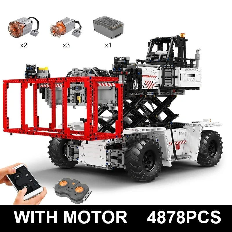 Mal King 17029/17030 Container Truck Gebouw Model Set Met Schaar Technische Rc Auto Voor Volwassenen Voor Kinderen Verjaardagscadeau