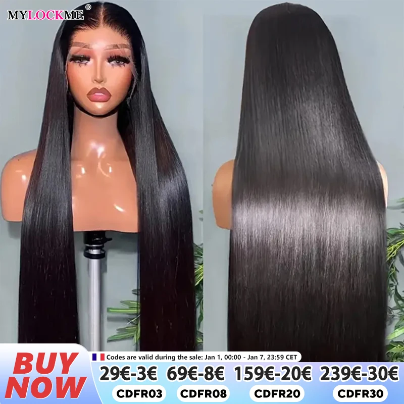 Smooth Straight 13x4 13x6 Lace Front Human Hair Wigs Glueless 100% Human Hair 6x4 5x5 Closure Lace Wig For Women Wear And Go Wig