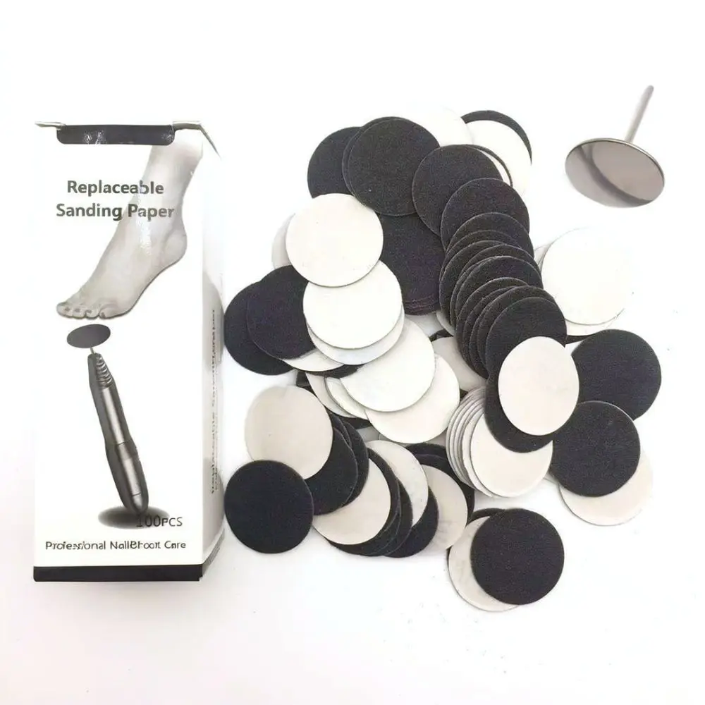 Replacement Sanding Discs Set For Electric Nail Drill Pedicure Manicure Tools Grinding Pads Buffing Callus Care