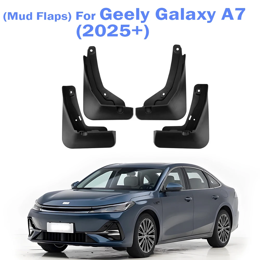 

FOR Geely Galaxy A7 2025 2026 Mudguard Fender Mud Flap Guards Splash Mudflaps Car Accessories Front Rear 4pcs