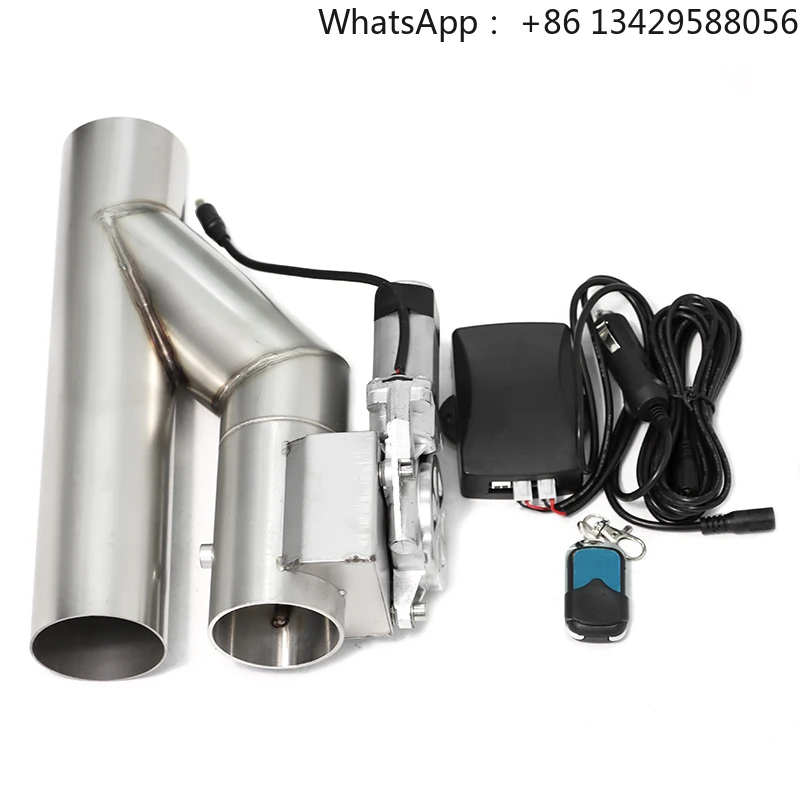 

SYPES 2/ 2.25/ 2.5/ 2.75/3 Inch Y Style Electric Stainless Steel Car Exhaust Pipes Cutout Valve with Remote Control Universal