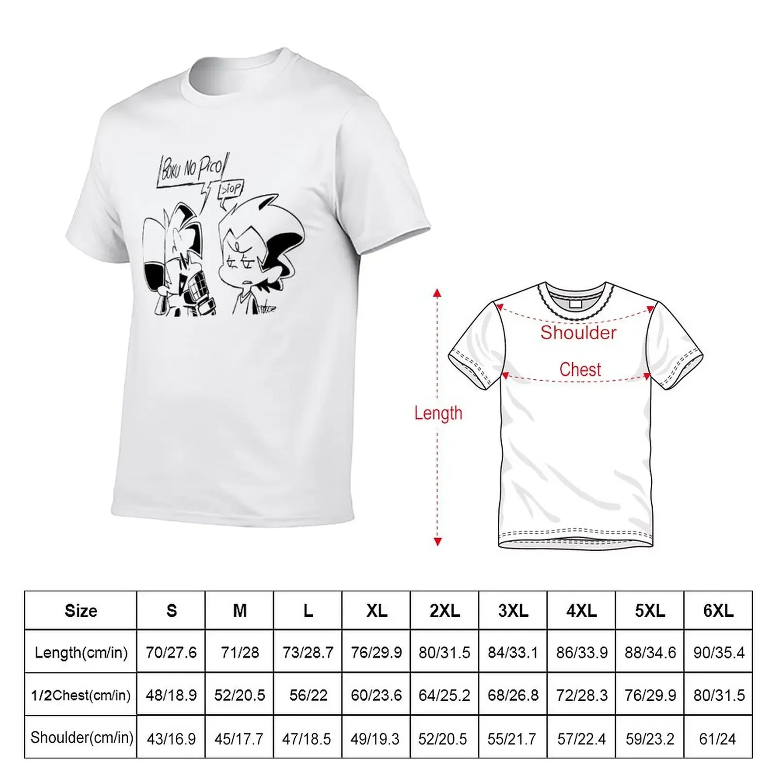 New Boku No Pico T-Shirt shirts graphic anime clothes plus sizes mens t shirt graphic image 2