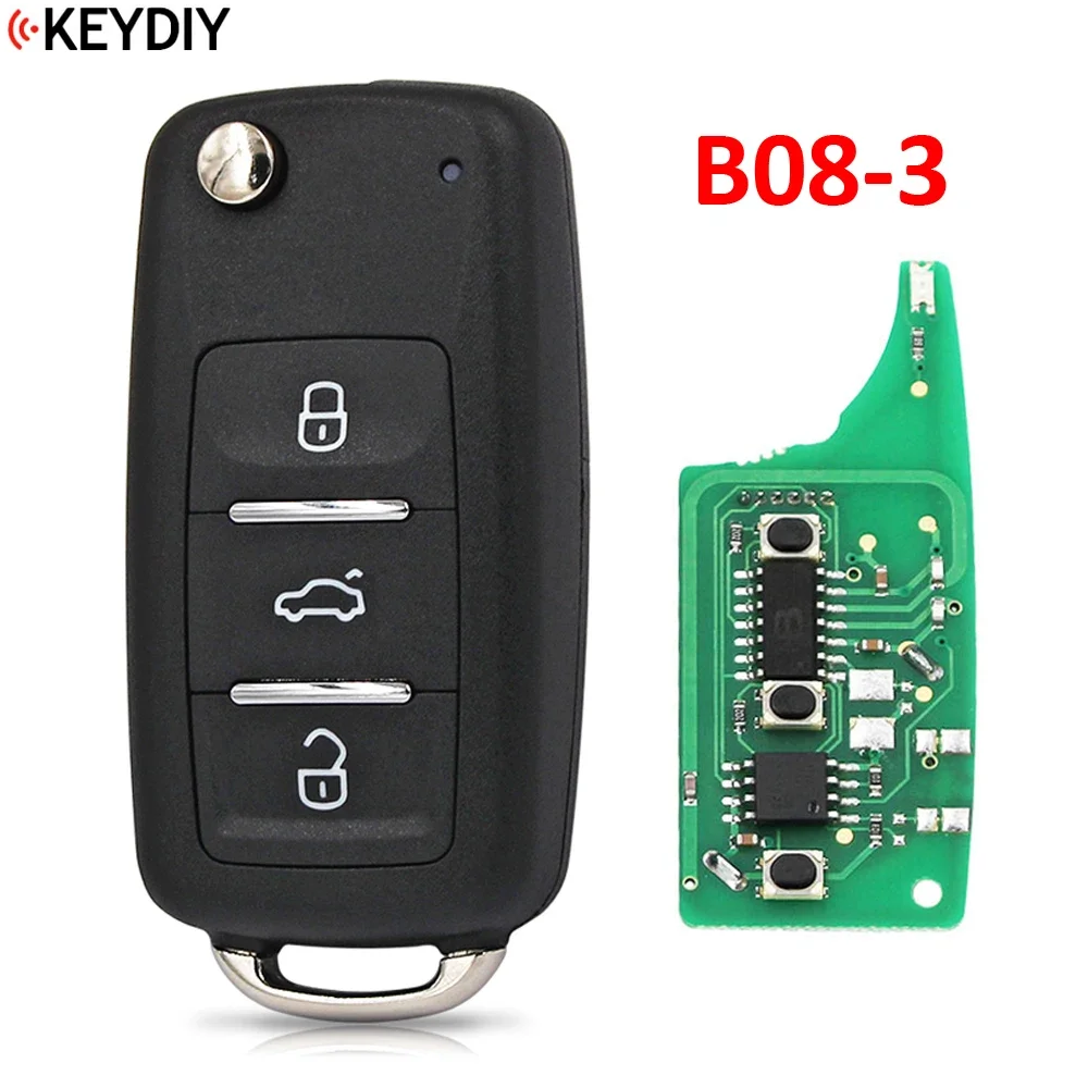 5 Buah KEYDIY B08 NB08 Kunci Remote Mobil B08-3 B08-4 B08-3+1 NB08-3 NB08-4 Kunci Remote Universal untuk KD900 URG200 MINI KD KD-X2 KD-MAX