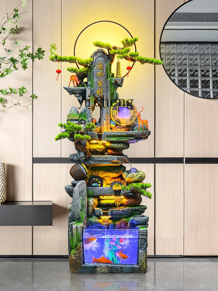 

XL Rockery Make a Fortune as Endless as Flowing Water Decoration Fish Tank Circulating Water Humidifier