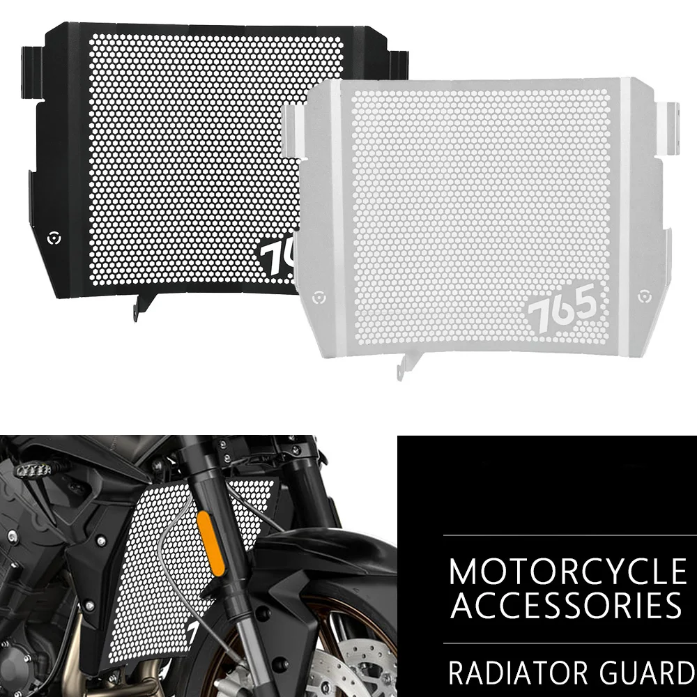 

New 2023 2024 Moto2 Edition Motorcycle Radiator Grille Guard Protecion Cover Fuel Tank For Street Triple StreetTriple 765 R/RS