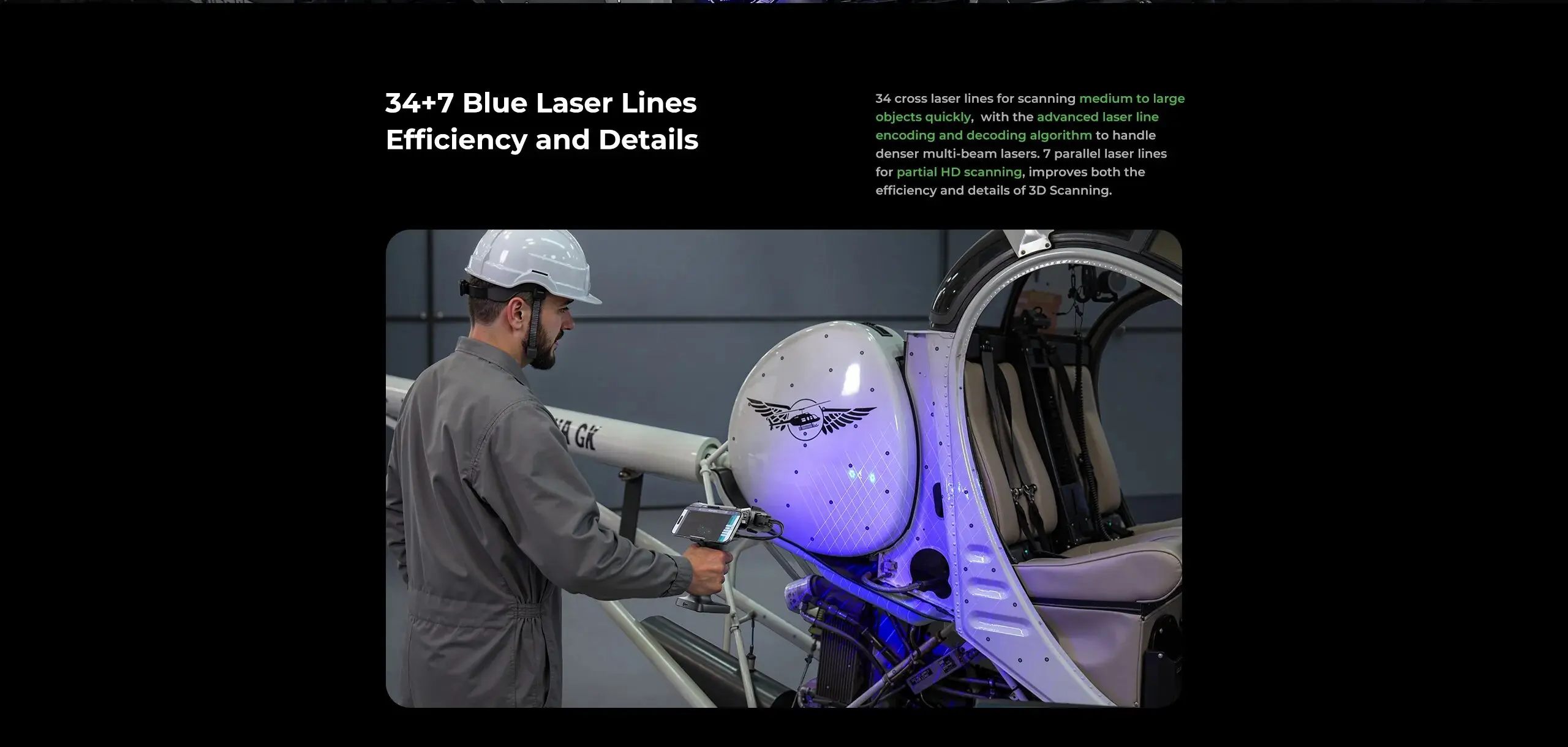 Creality Scanner Raptor X&Creality Handle Scanning Bridge 3D Scan Triple-in-one 34+7 Blue Laser NIR Light 0.02 Mm Accuracy 60fps