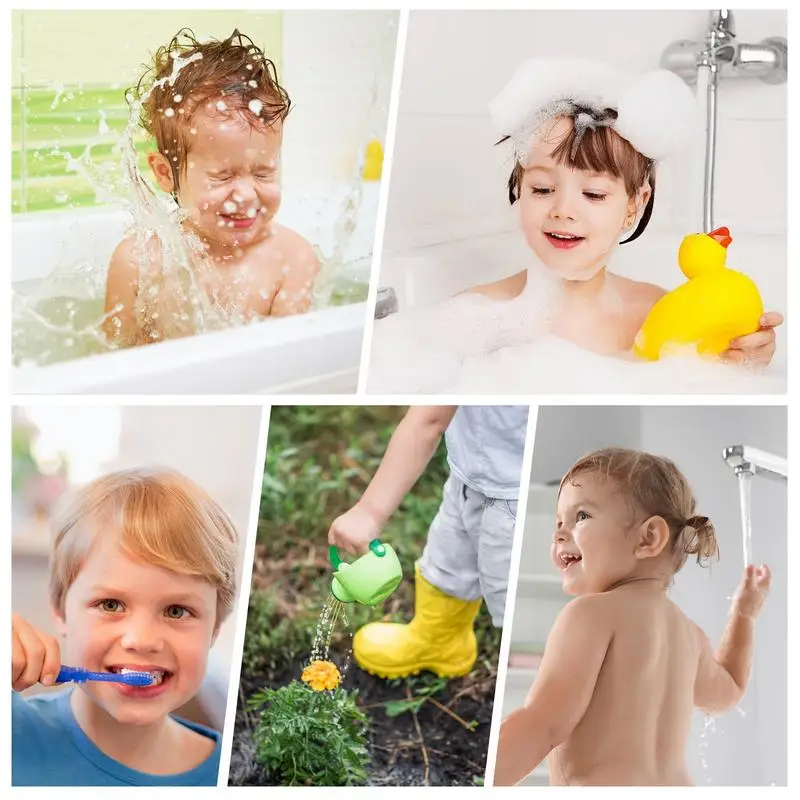 Baby Bath Rinse Cup Shampoo Rinse Cup Waterfall Bath Rinser With Ergonomic Handle Shampoo Scoops Sprinkler Bath Water Bailer Bab