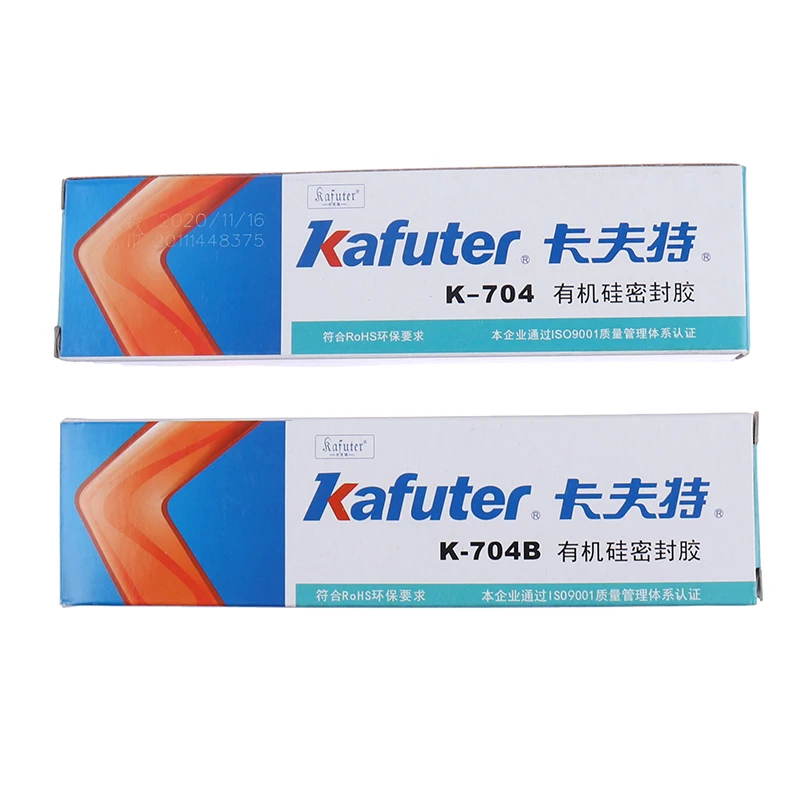 45g Silicone Industrial Adhesive K-704 704B RTV Silicone Rubber White/ Black Glue Silicone Sealant Office Supplies