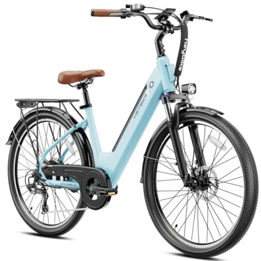 

Cityscape 2.0 Electric Bike for Adults: Urban Commuting, Aluminum Alloy Frame, Matte Black, 1200W Peak Motor 50-Mile Range