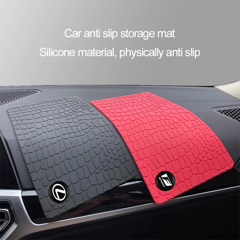 لوحة سيارة تخزين مكافحة زلة وسادة مخزن الهاتف العناصر حصيرة لكزس F SPORT ES RX NX LS UX LM LX GX LC RZ IS CT GS RC HS SC TX