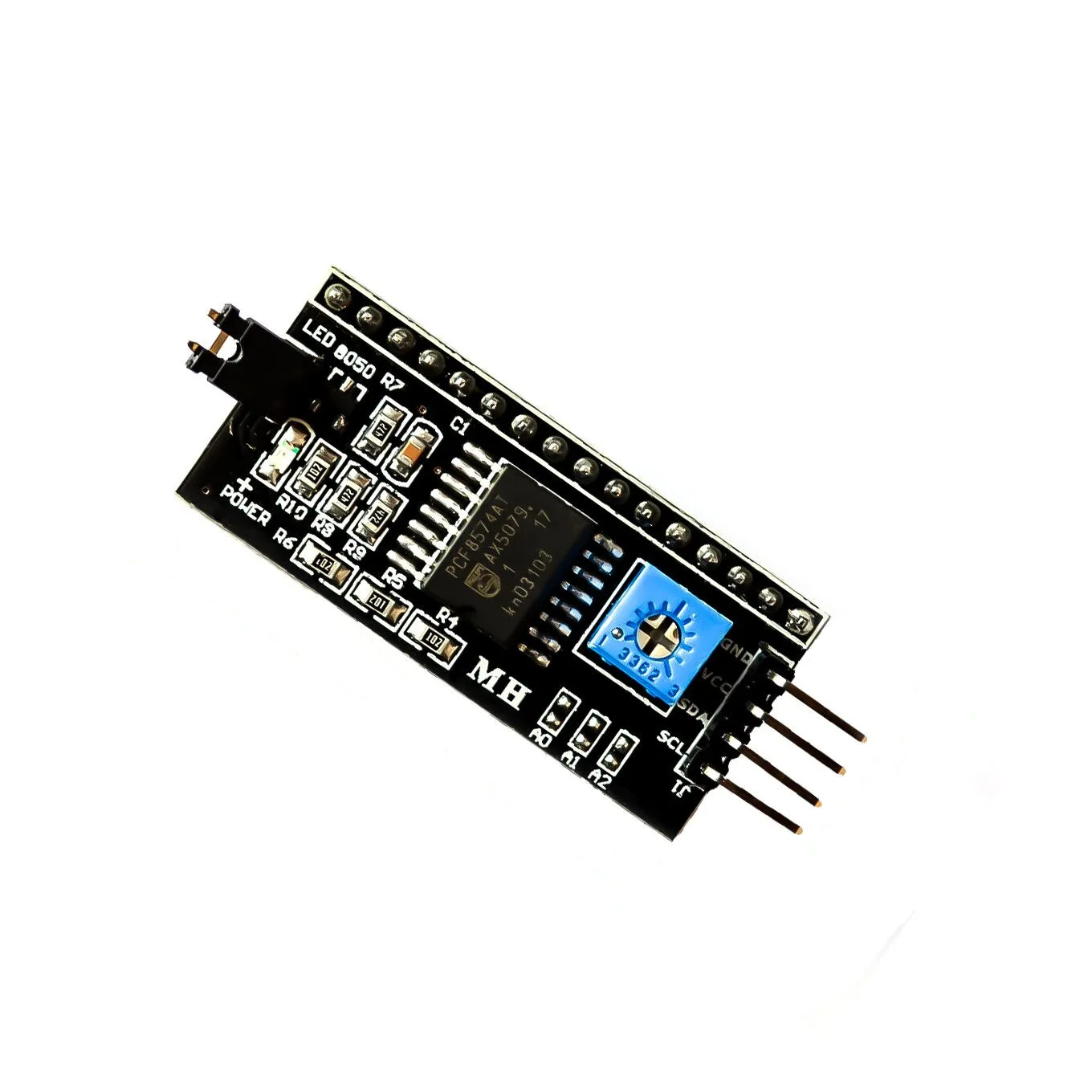 IIC/I2C/Interface LCD1602 adapter board function library, LCD2004 adapter version, PCF8574 expansion board