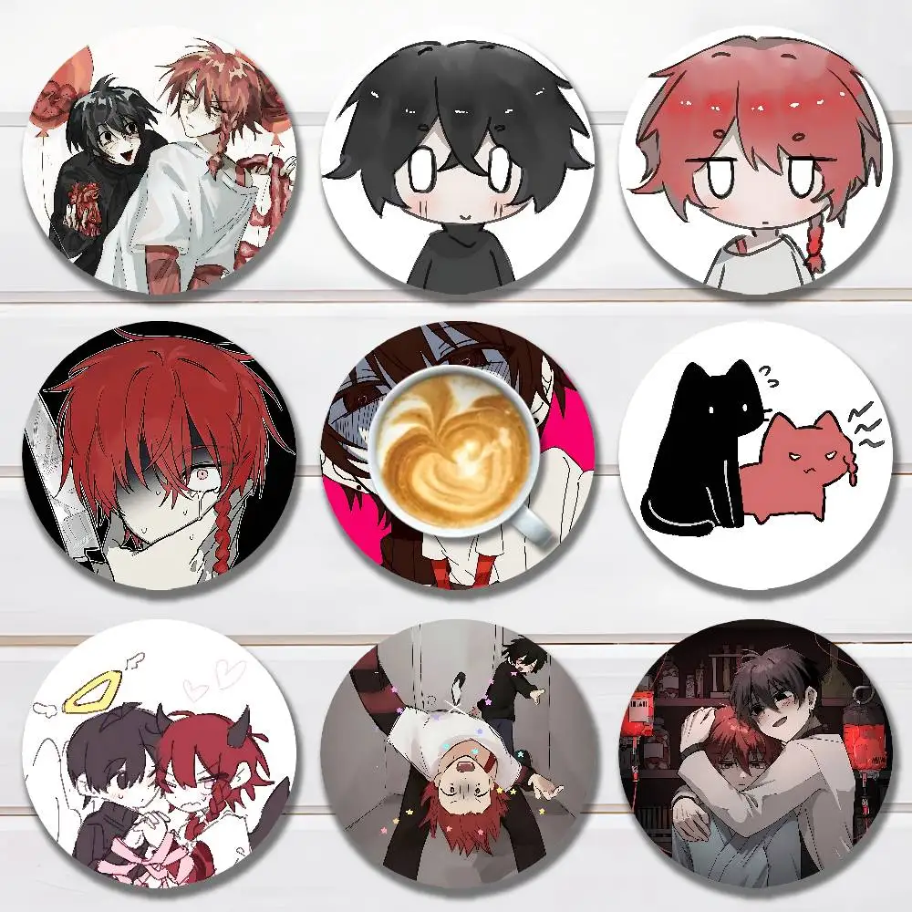 

Game Z-Zeno R-Remake wooden anti-slip coasters suitable for home office and theme party decoration