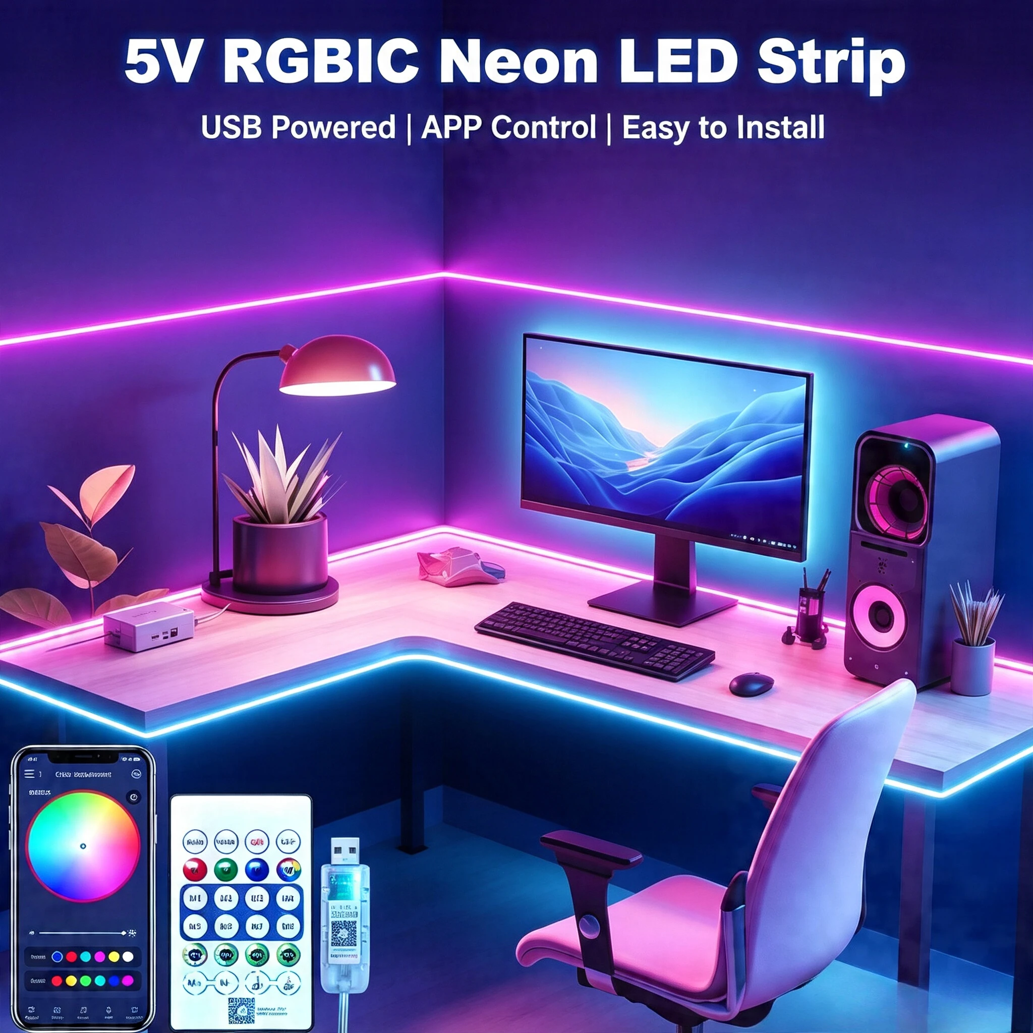fita-de-led-neon-rgbic-com-controle-por-aplicativo-bluetooth-sincronizacao-musical-efeito-de-cores-dinamicas-para-decoracao-de-casa-festas-feriados-e-projetos-diy-de-parede