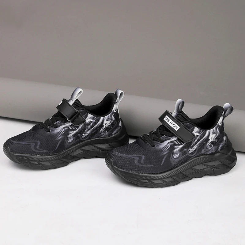 Zapatos deportivos informales ligeros antideslizantes para niños y niñas, zapatillas deportivas para caminar al aire libre, tenis, talla 28-40