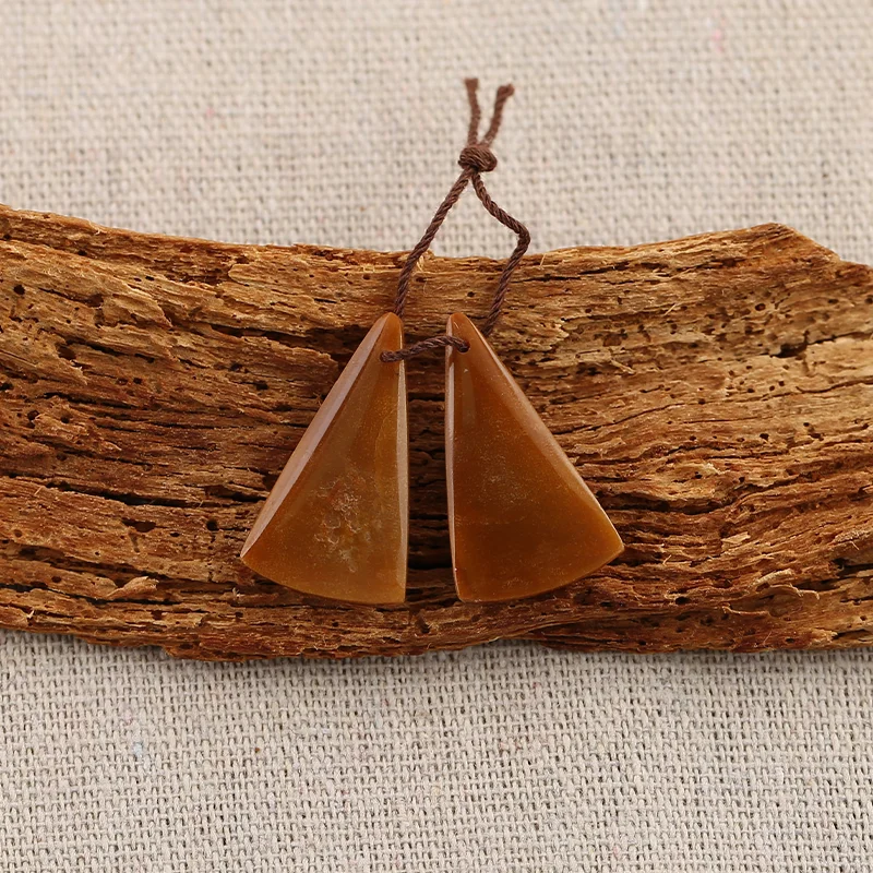 B&F Indonesian Coral  Earring Beads for Jewelry Making, Handmade Natural stones beads, Stones for jewelry Making Supplies