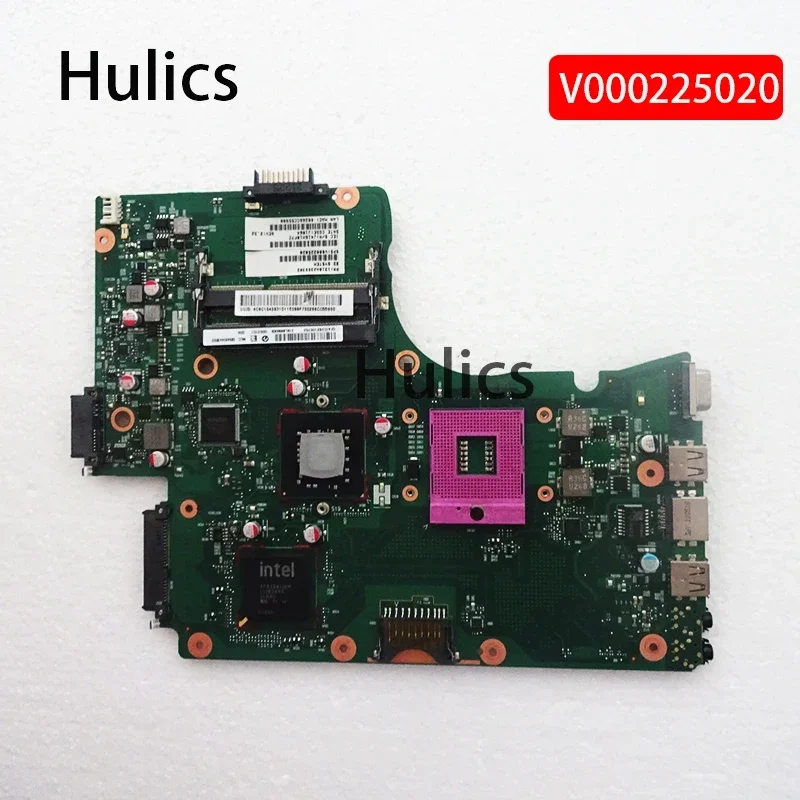 Hulics Used V000225020 Motherboard For Toshiba Satellite C650 C655 6050A2355301-MB-A03 MAINBOARD GL40 DDR3 Main Board