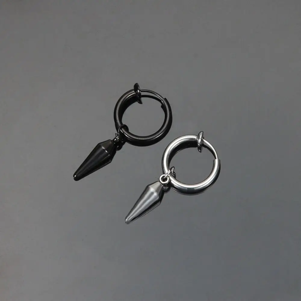 Pendientes de acero inoxidable para hombre, accesorios de joyería de Anime, DIY, Cosplay