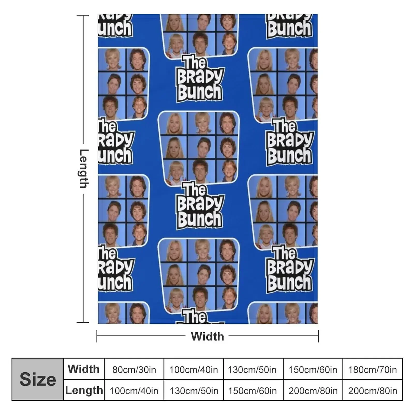 New The Brady Bunch Throw Blanket Winter beds Flannel Fabric Fashion Sofas Blankets