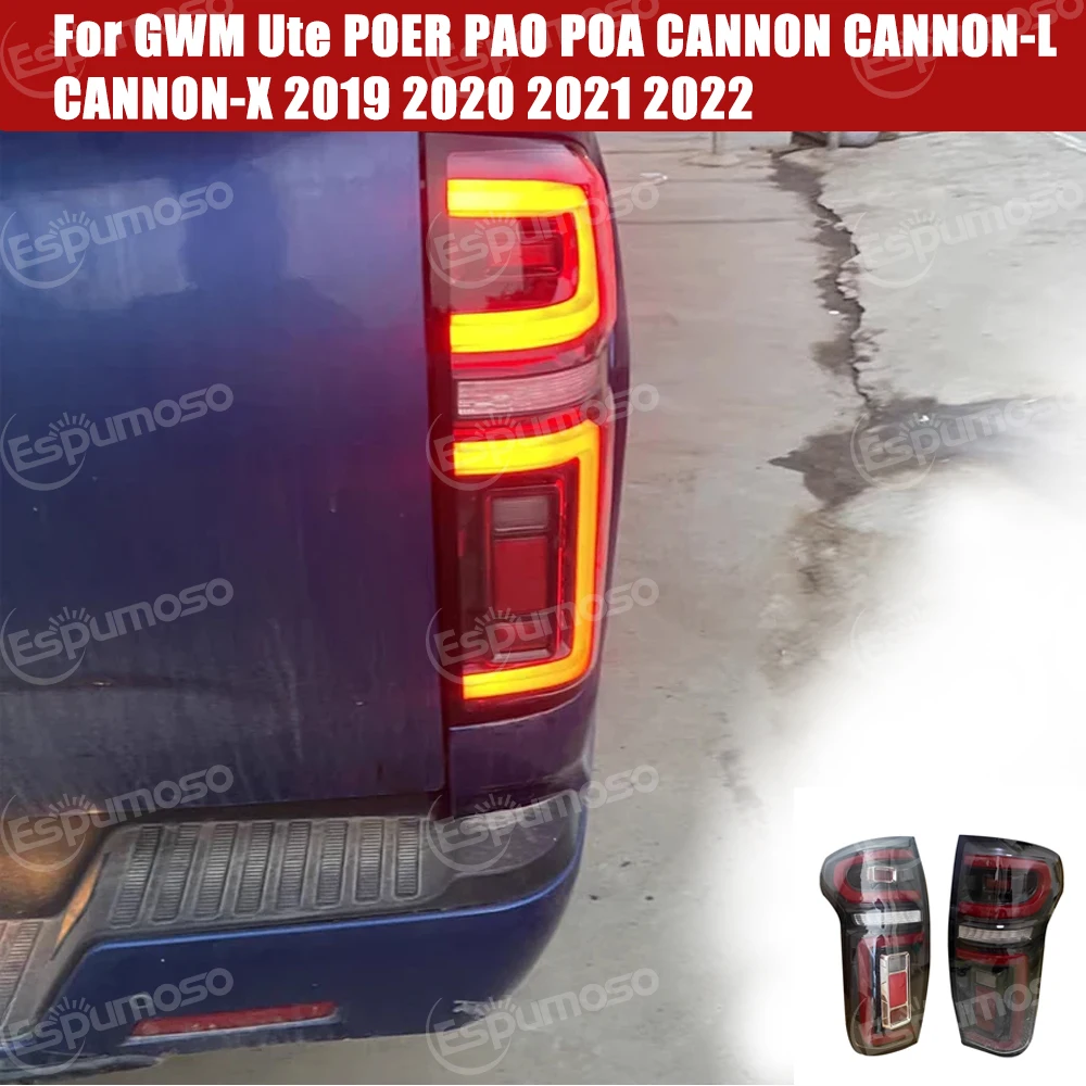 

For GWM Ute POER PAO POA CANNON CANNON-L CANNON-X 2019 2020 2021 2022 Pickup Car Rear Light Lamp Tail Light Auto Accessory