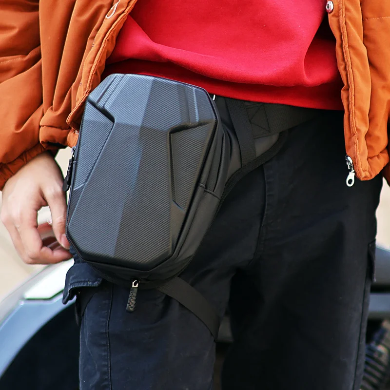Expandable Leg Waist Crossbody Bag Multifunctional Riding Gear Motorcycle Men