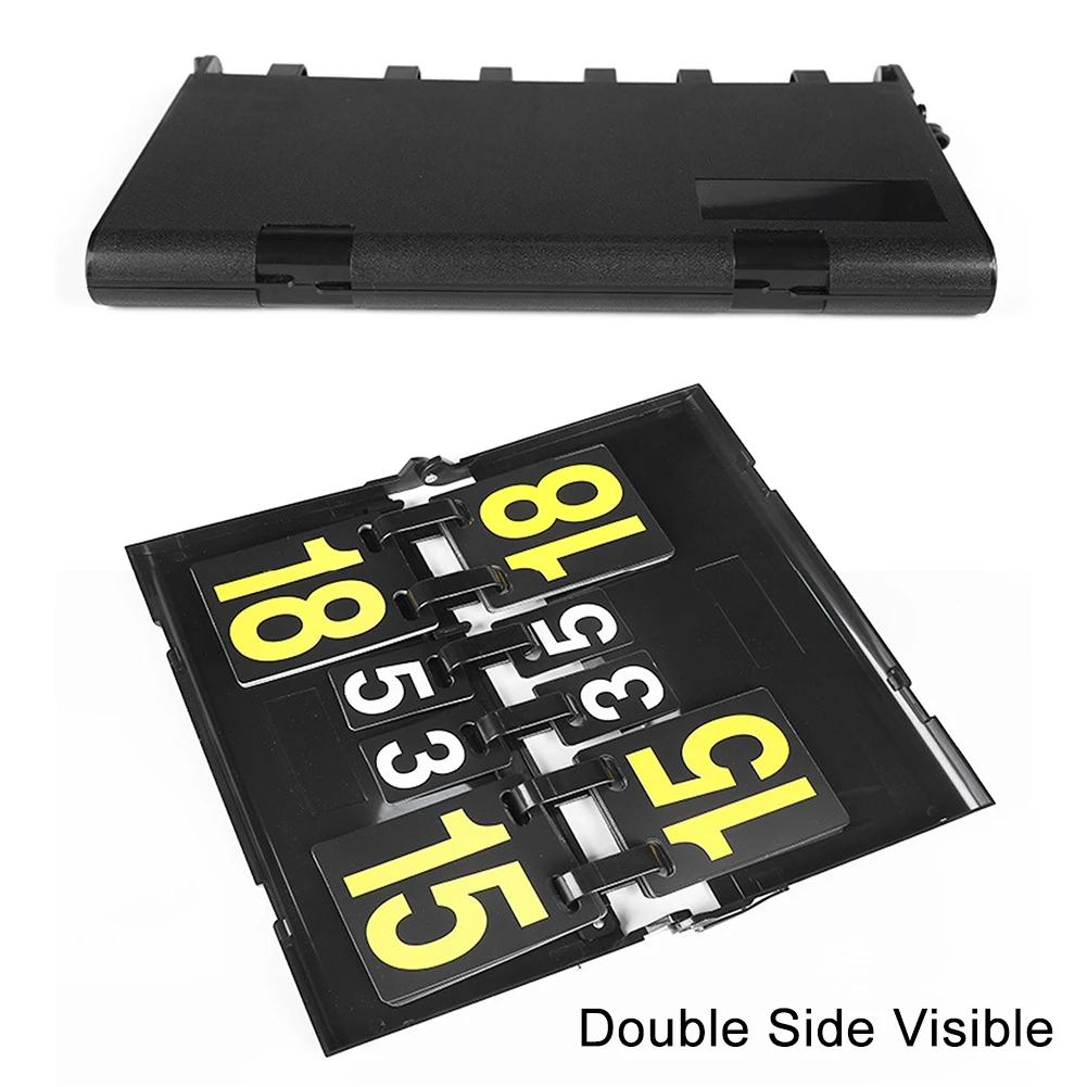 Brand New Scoreboard Flip Scoreboard Triangular Base Design Volleyball 6 Digits Baseball Flip Flipper Football
