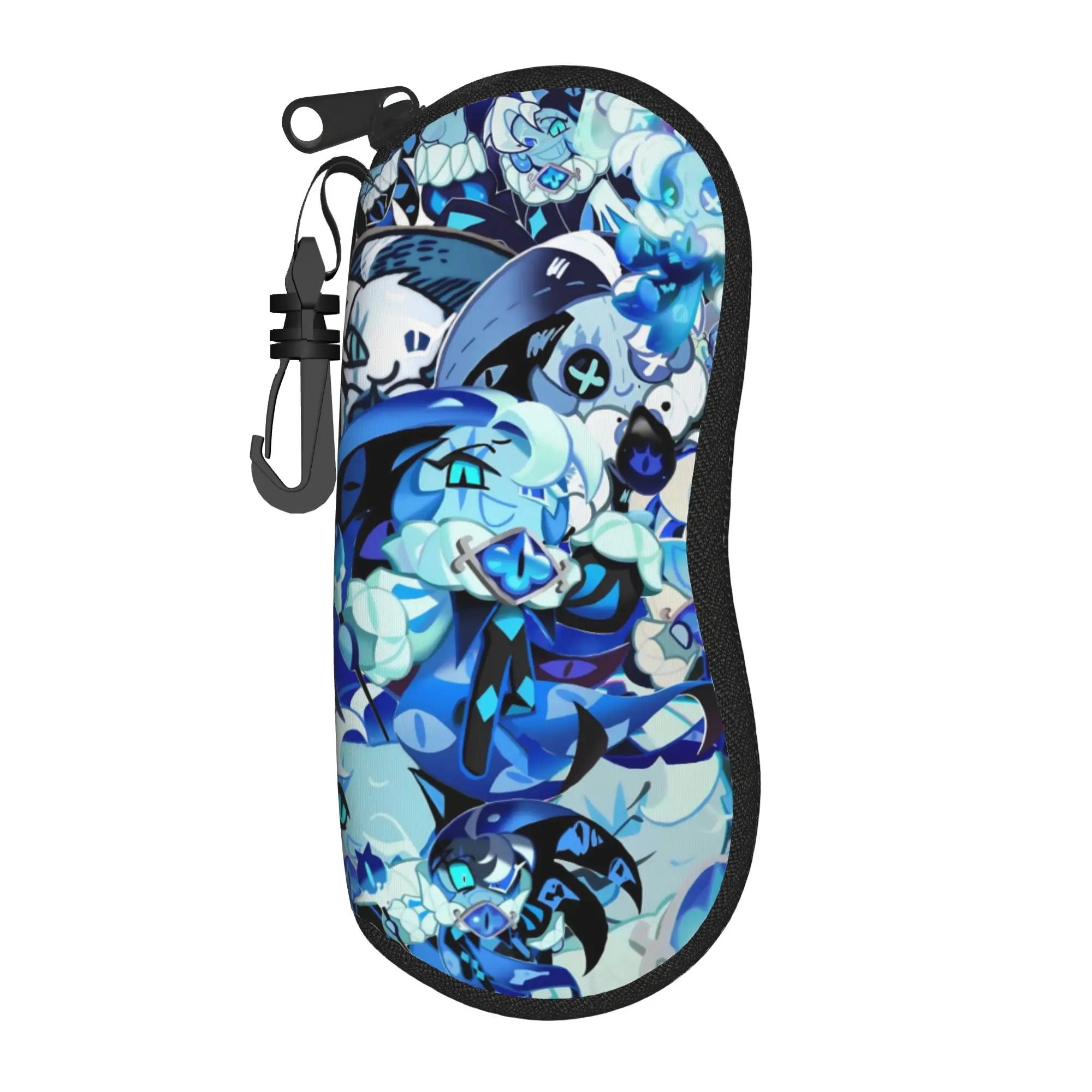 Lovely Shadow Milk Cookie Glasses Case Lightweight Zipper  Eyewear Box Ins Style Glasses Box
