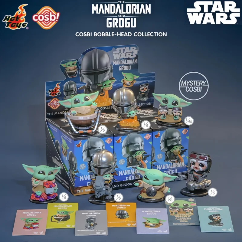 新しいホットトイズ-スターウォーズ-マンダロリアン＆グローグシリーズ-ブラインドボックス-コスビ-ボブルヘッドコレクション-ミニフィギュア-デスクトップオーナメント-ギフト