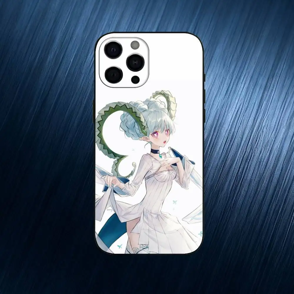 Custodia per telefono FATE GO T-Tiamat per iPhone 17,16,15,14,13,12,11 Plus,Pro Max, cover nera in morbido silicone