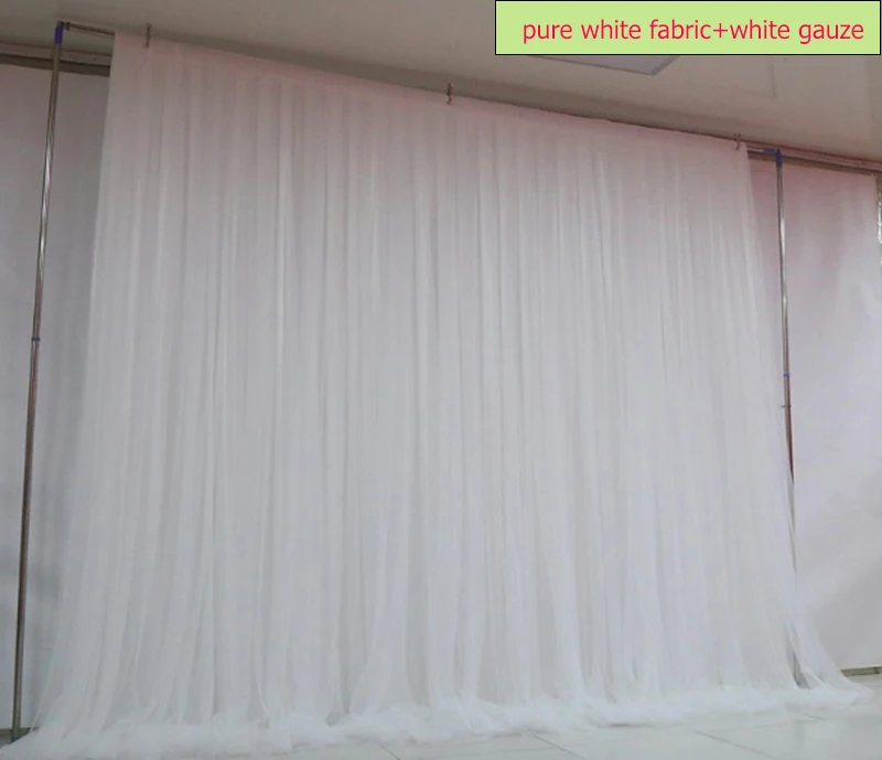 

Ice Silk Party Backdrop, Hanging Fabric Curtain, Raw Gauze, Wedding Decoration, Photo Background, Event Party Supplies, 2x2m