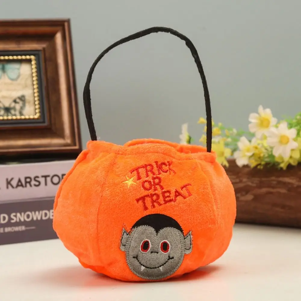 

Cute Cloth Halloween Candy Bag Trick Or Treat Ghost Gift Basket Storage Bucket Tote Bag Pumpkin Candy Bag Party