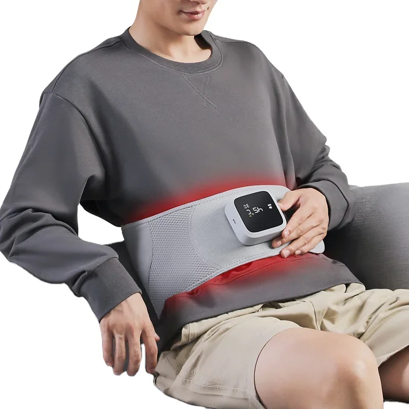 heated waist belt lumbar back support thermal therapy 5v USB heating waist support for back pain