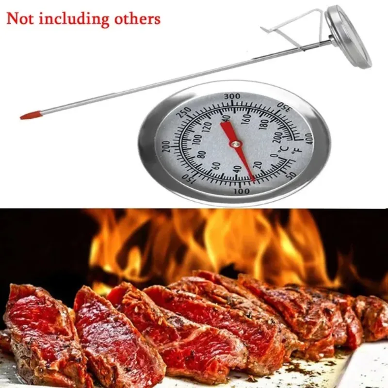 1 Pc Stainless Steel Food Thermometer Cooking Barbecue Thermome Oven Temperature Gauge