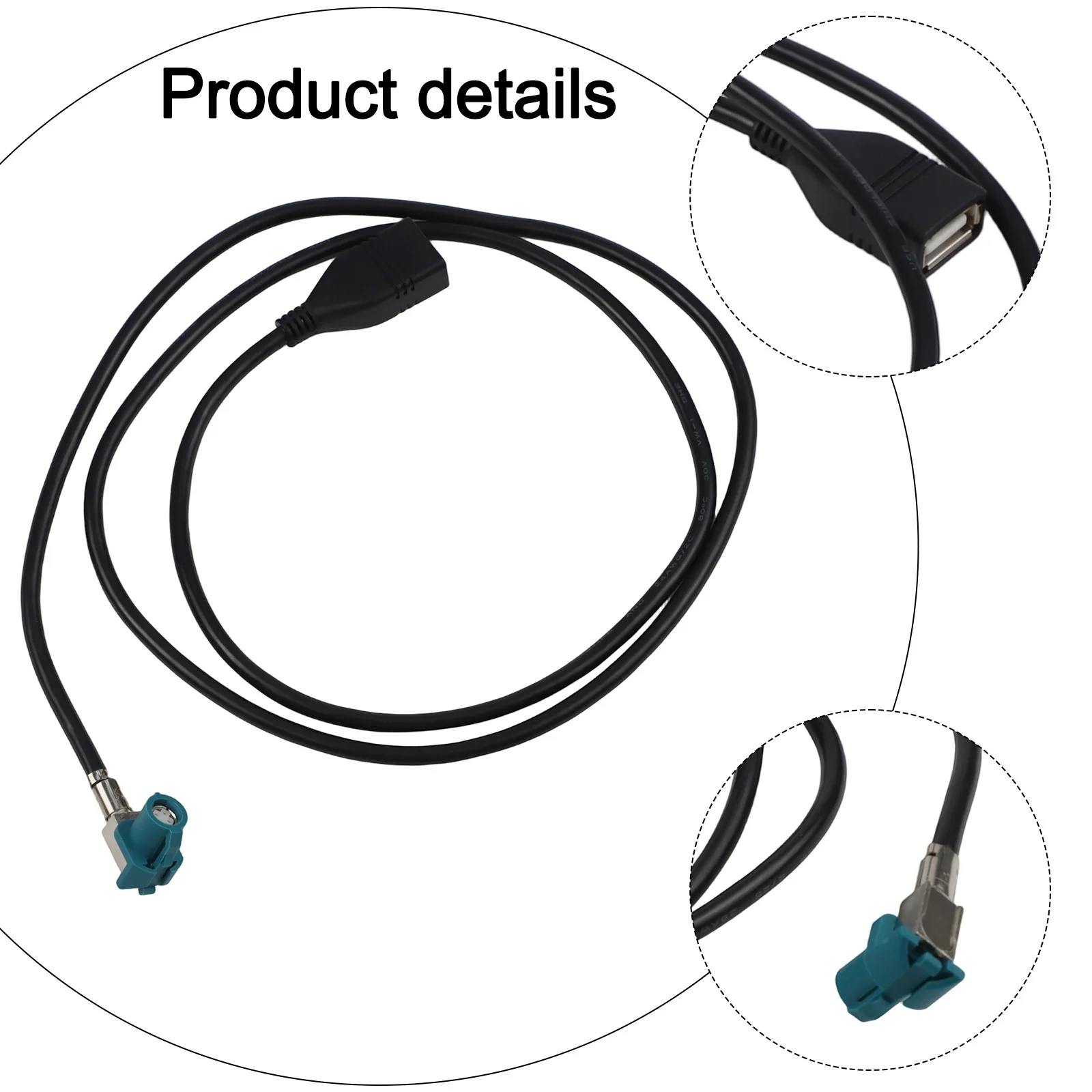 100CM 4 Pin Wire Harness 100CM Line Length For Radio Installation Non-deformed Design Practical And Reliable For BMW