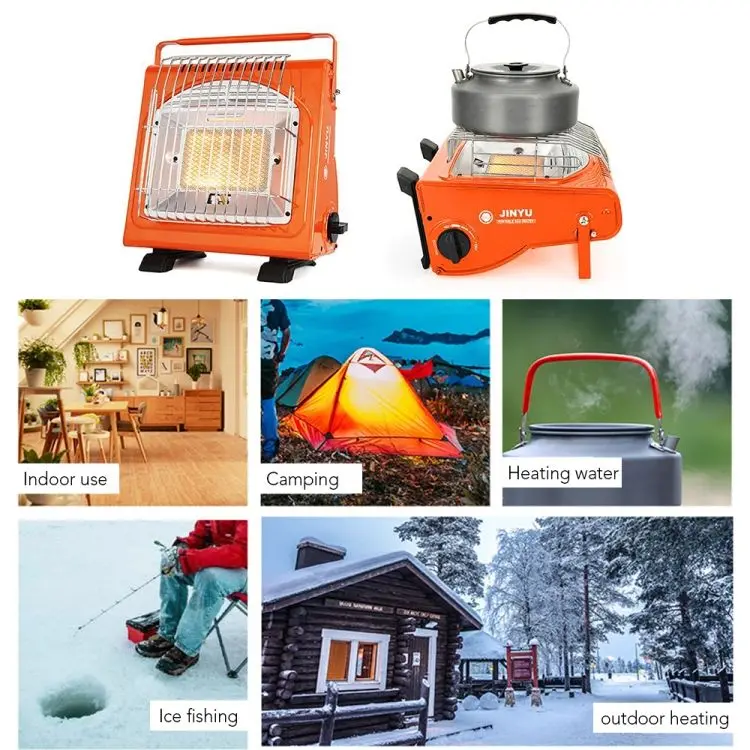 سخان مياه يعمل بالغاز محمول بسعر خاص لعام 2025 - للاستخدام الداخلي والتخييم مع سهولة التركيب (تصميم مدمج وفعال) ​