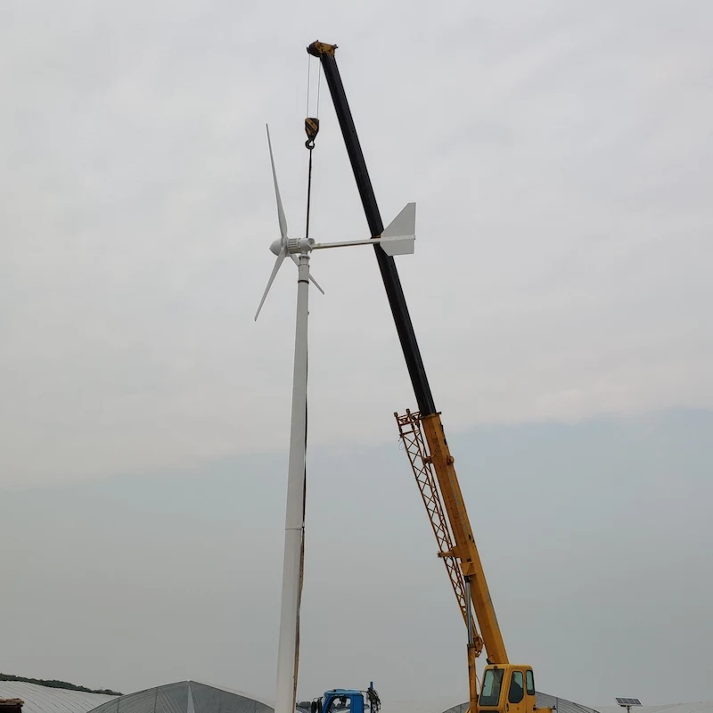 Avec certificat Ce générateur éolien coefficient d'utilisation d'énergie éolienne hautement éolienne turbine éolienne horizontale 10KW bon marché