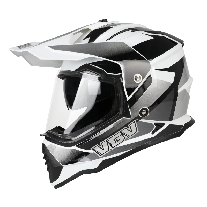 

VGV 902 360° protection double lens rally full helmet motorcycle helmet all seasons travel riding safety certification