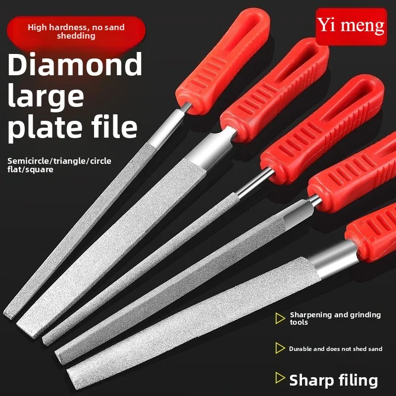 Lima de diamante, lima para pulir piedra de jade en bruto, lima para remover la capa exterior de jade, lima de cerámica, herramientas para pulir vidrio, cuchillo de pulido manual