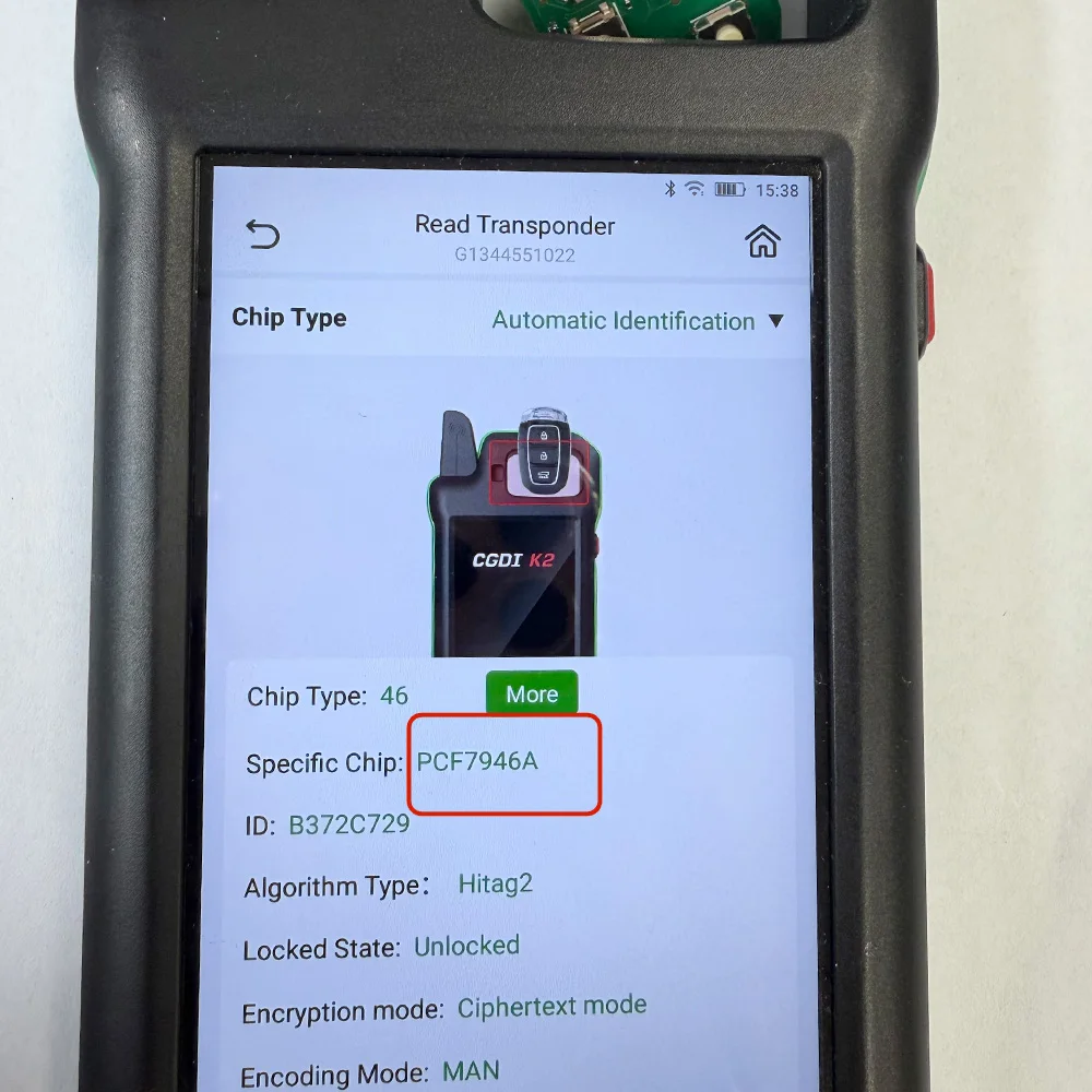 ID46 PCF7946 / PCF7947 433MHz Remote Car Key PCB For Renault Clio Kangoo Master Modus Logan Twingo 2/3 Buttons Circuit Board view 3